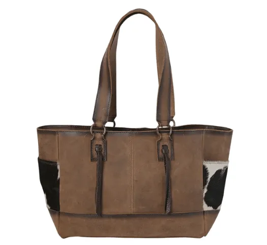 STS Cowhide Hair-On Conceal Carry Montana Tote STS30455