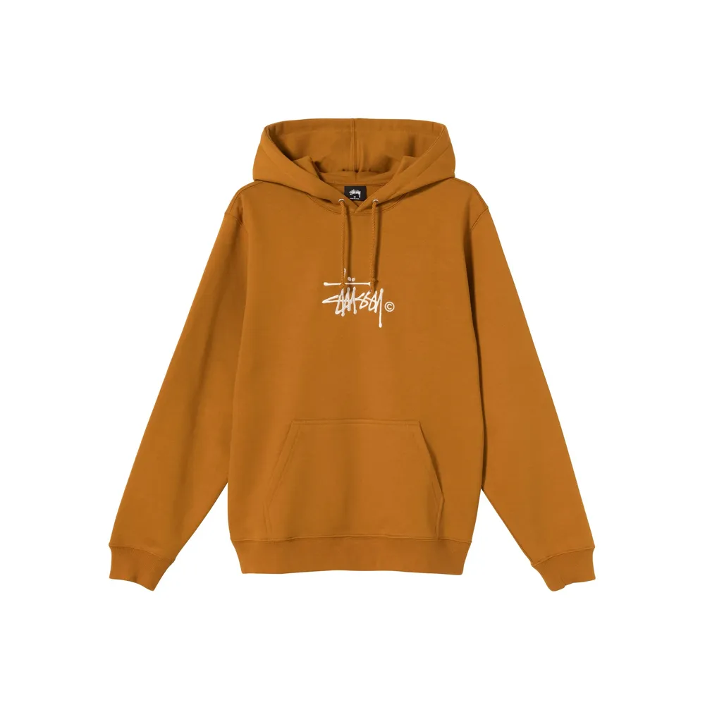 Stussy Copyright Stock Embroidered Hoodie Caramel 118407