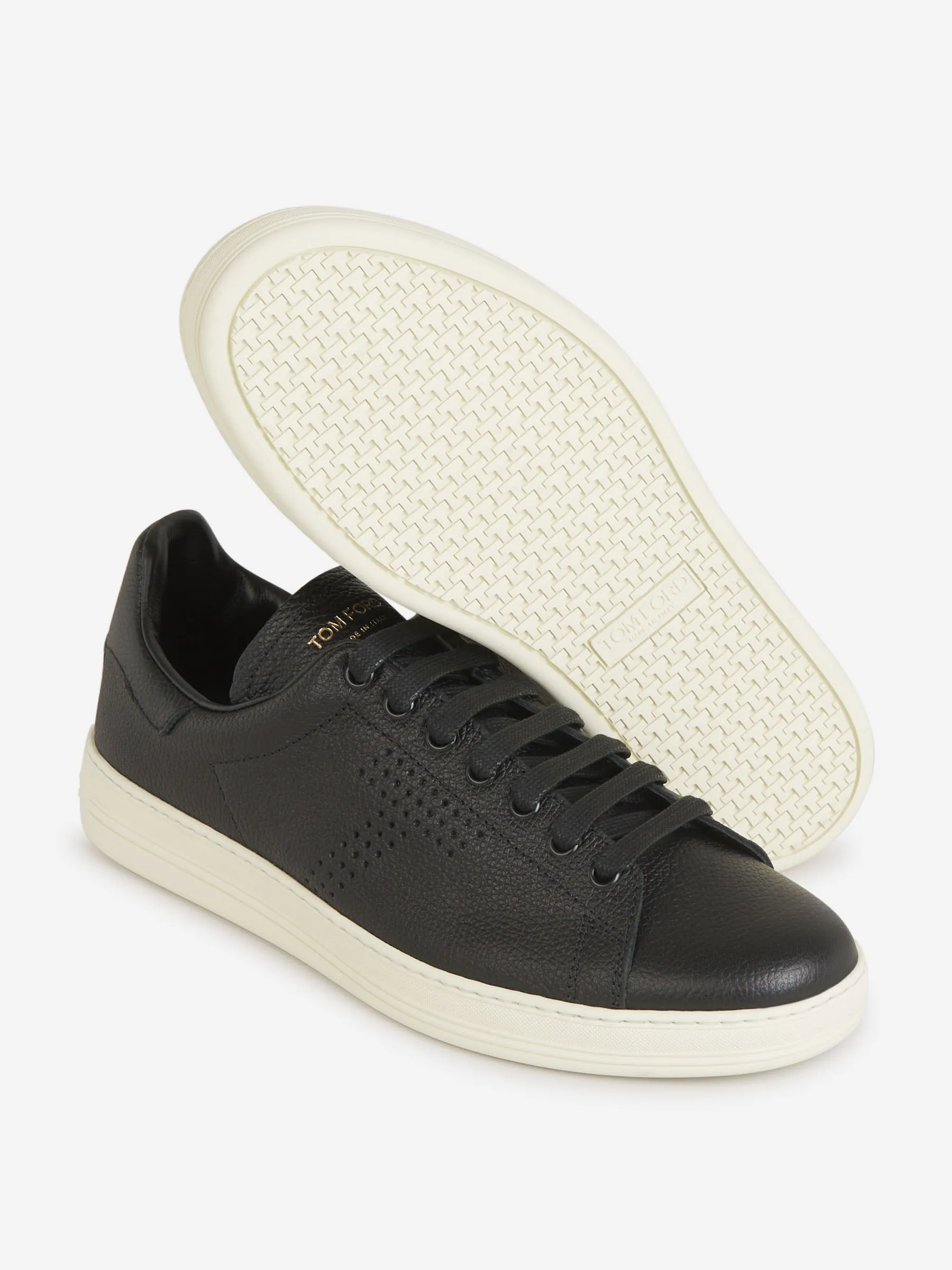 Tom Ford Pebbled Leather Sneakers 