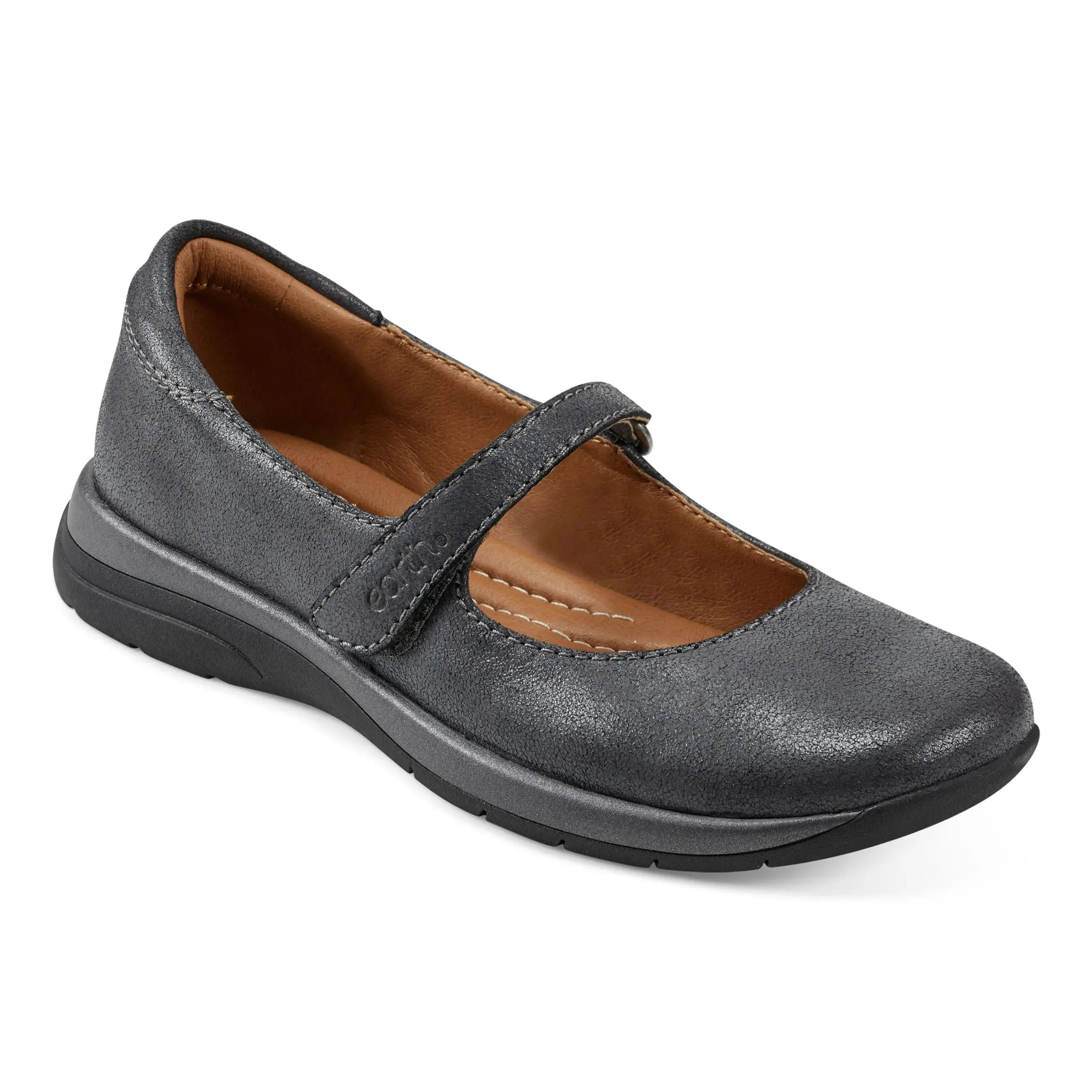 Tose Lug Sole Square Toe Casual Ballet Flats