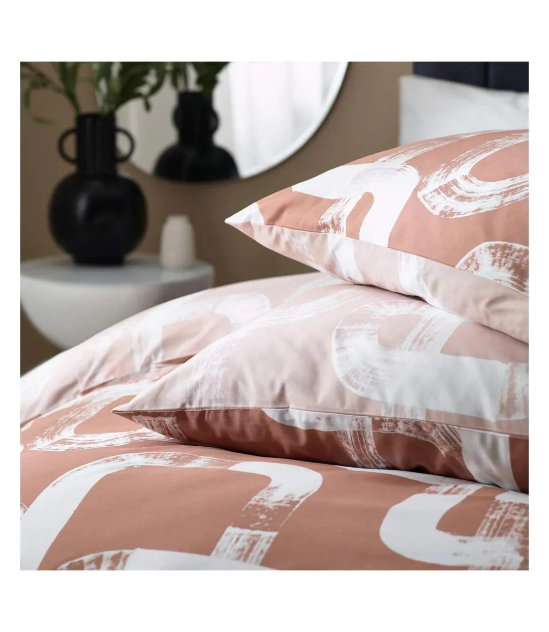 Tuba reversible abstract duvet cover set plaster Hoem