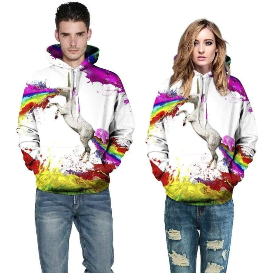 Unicorn - Overprint Hoodie