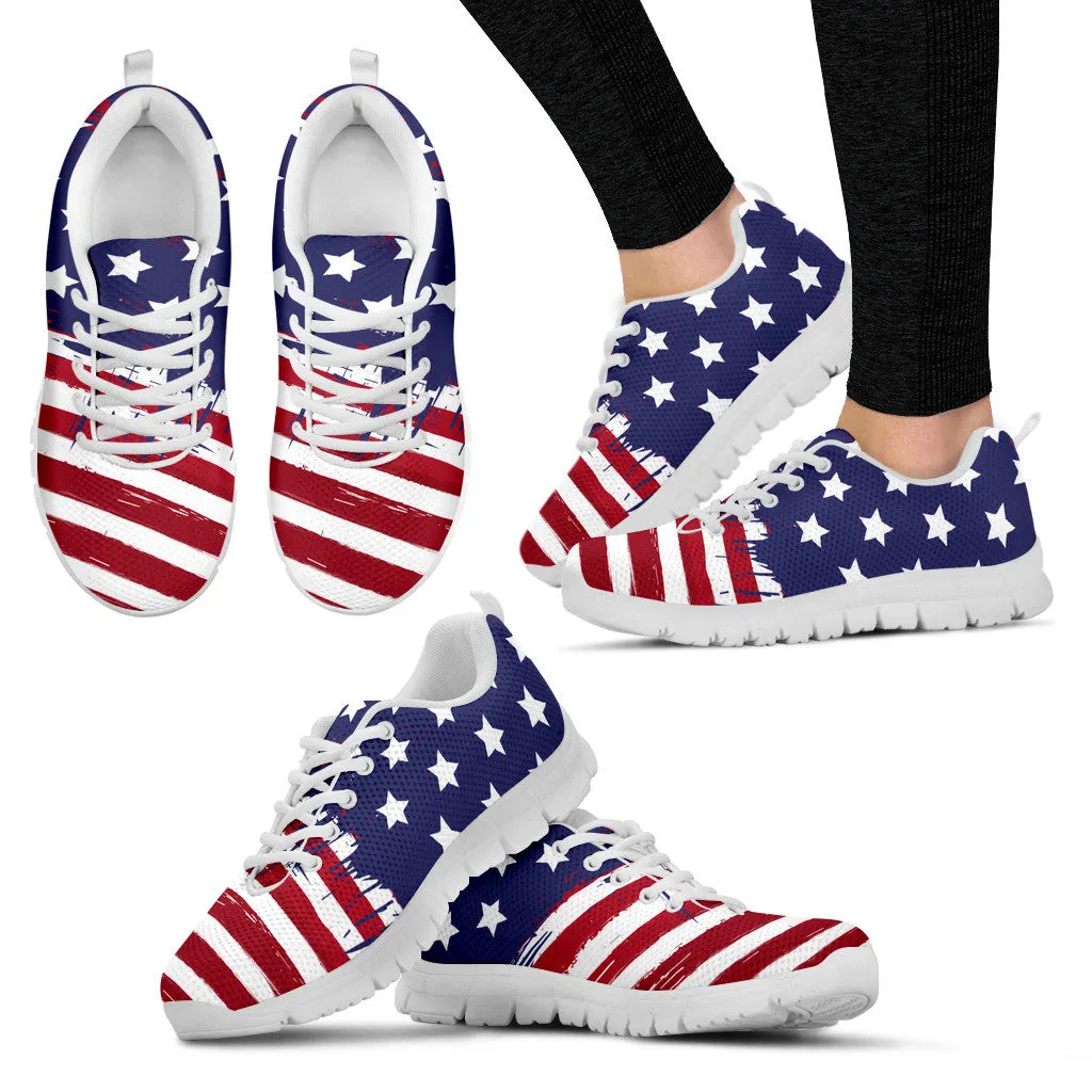 US Flag Running Shoes