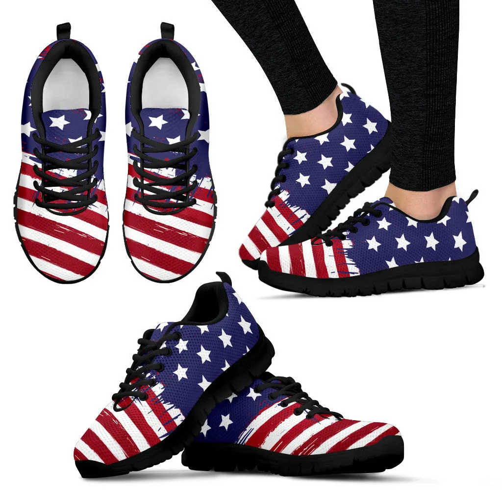 US Flag Running Shoes