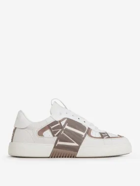 Valentino Garavani Leather Banded Sneakers 