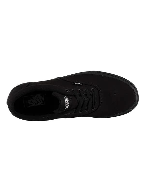 Vans Doheny Canvas Trainers - Black/Black