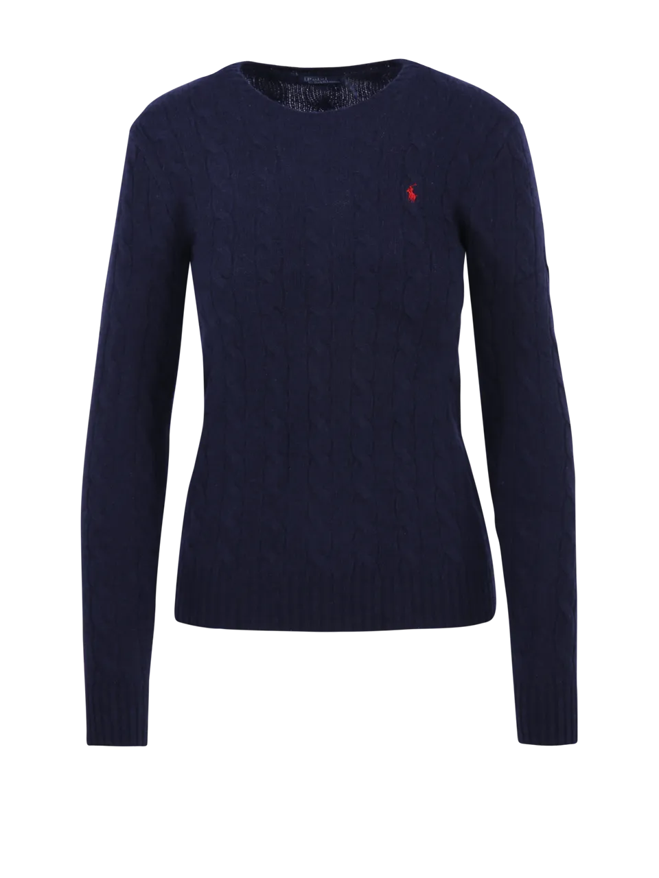 WOMAN RALPH LAUREN BLUE WOOL PULLOVER