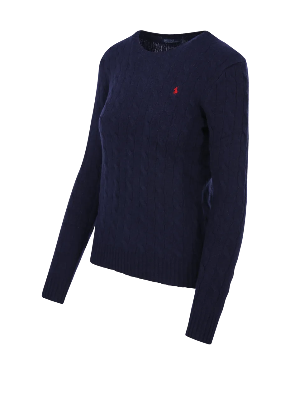 WOMAN RALPH LAUREN BLUE WOOL PULLOVER