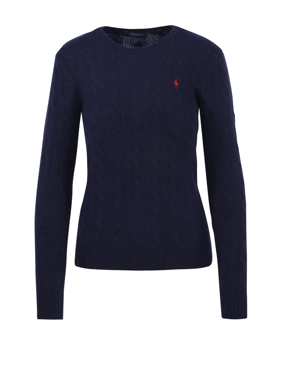 WOMAN RALPH LAUREN BLUE WOOL PULLOVER