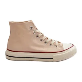 Women's High Sneakers Big Star NN274278 Beige