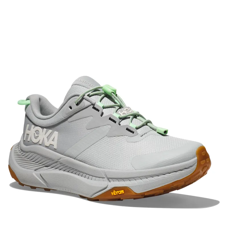 Women’s HOKA Transport – Harbor Mist/Lime Glo (HMLG)