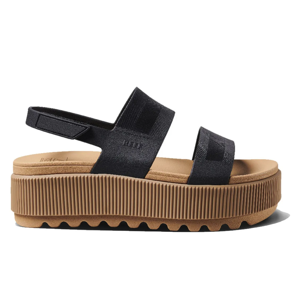 Women's Reef Water Vista Higher Sandals - Black and Tan