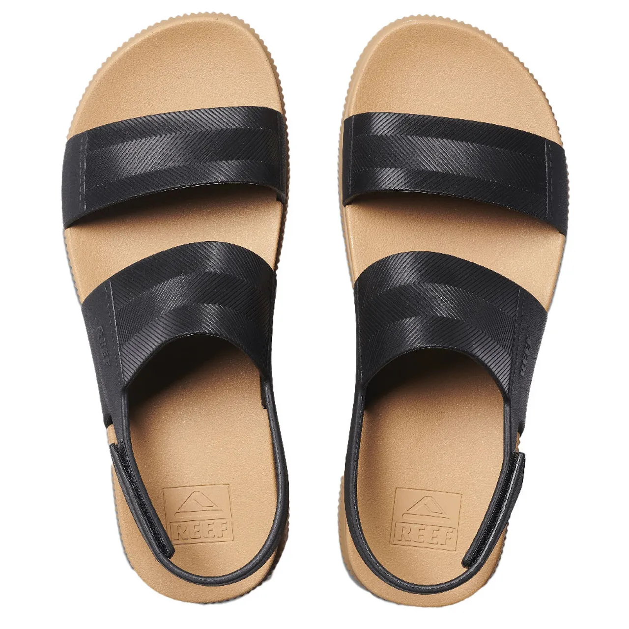 Women's Reef Water Vista Higher Sandals - Black and Tan