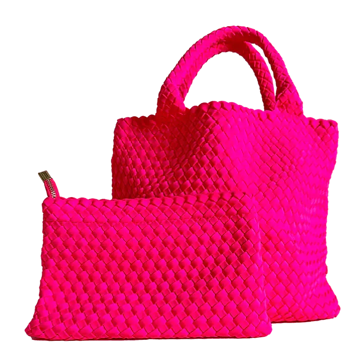 Woven Neoprene Tote- 2 Handle