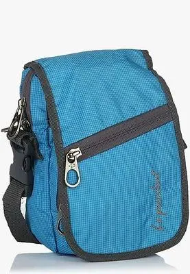 WP 03 Blue Waist Pouch / Messenger Bag / Travel Accessory by President Bags