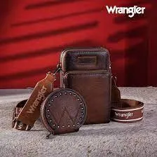 Wrangler RFID Blocking Crossbody Cell Phone Purses and Coin Holder