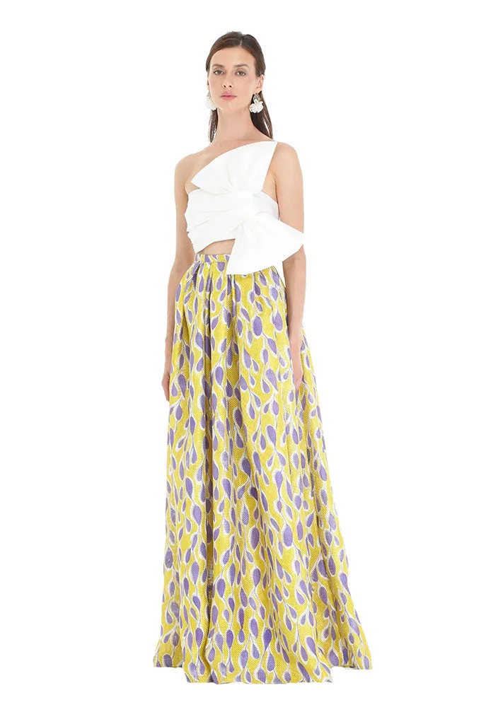 Yellow Viola Maxi Skirt