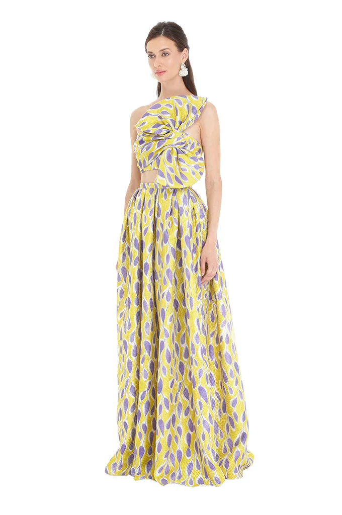 Yellow Viola Maxi Skirt