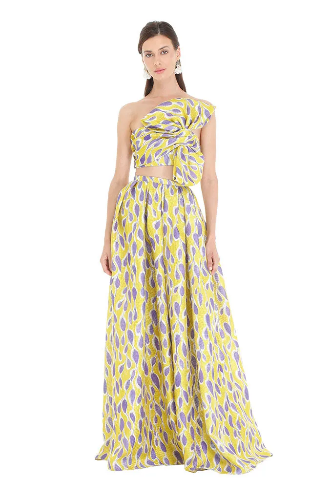 Yellow Viola Maxi Skirt