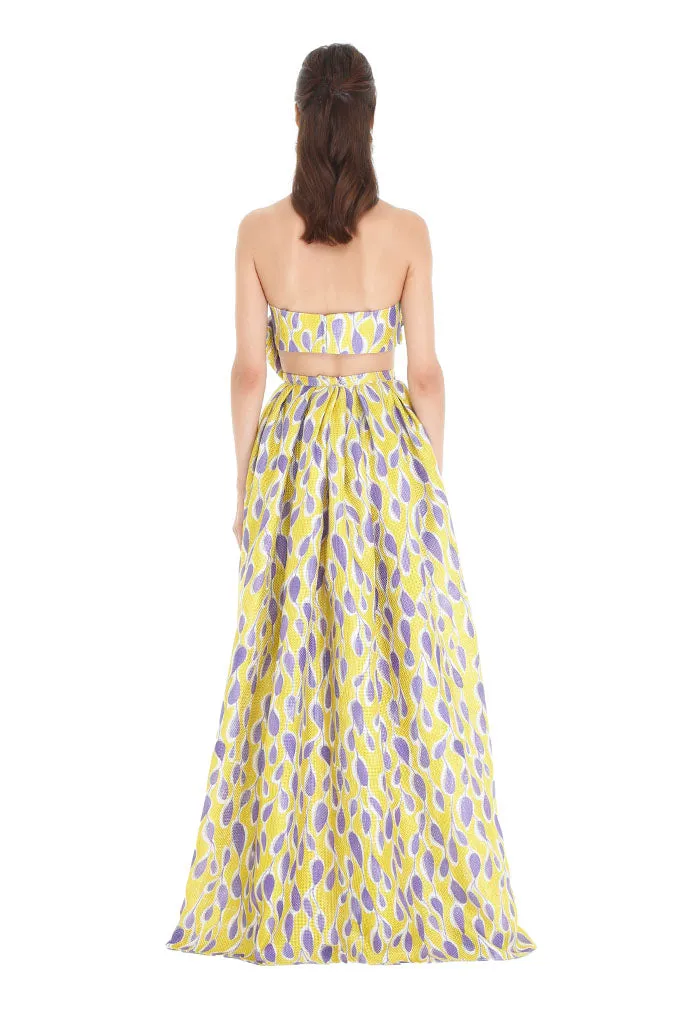 Yellow Viola Maxi Skirt